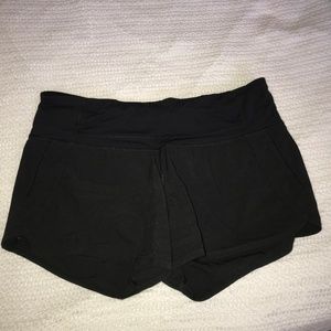 Black lululemon shorts